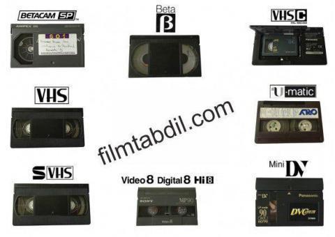 تبدیل نوار های کاست، ویدئویی،دوربین