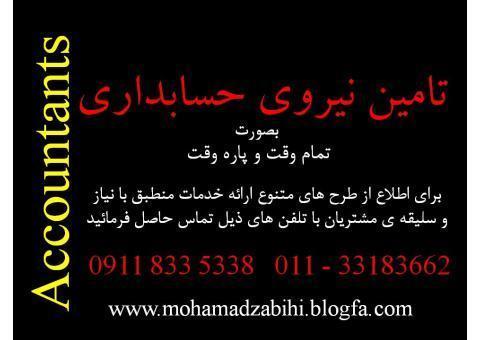 تامین نیروی حسابداری