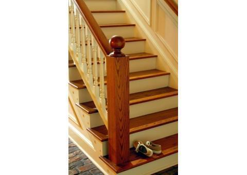 طراحی و اجرای پله چوبی