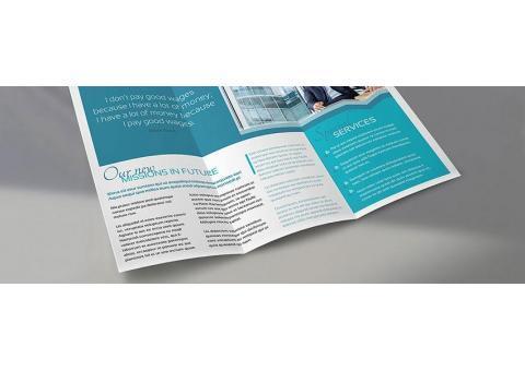 انواع چاپ بروشور گلاسه سه و دو لت