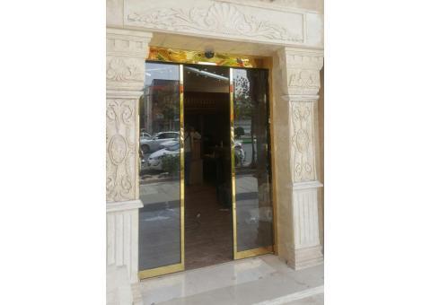 درب اتومات کرکره برقی شیشه  جک