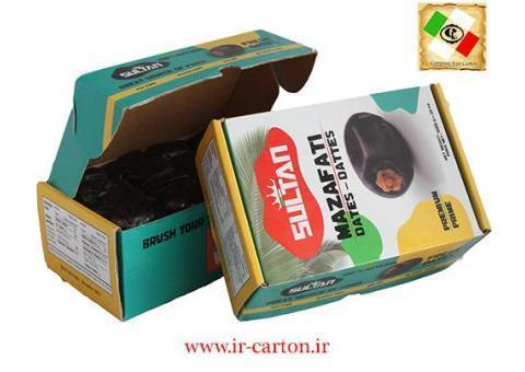 کارتن بسته بندی خرما