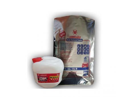 عرضه نانو شامپو + پودر کارواش جهت شستشو بدون دس