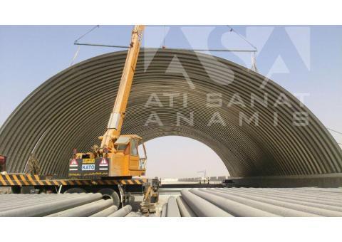 ساخت پارکینگ و سوله و باشگاه های ورزشی