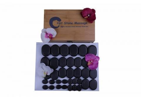 ست 36 عددی سنگ ماساژ داغ