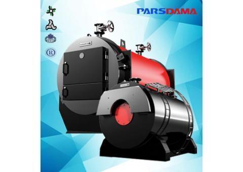 بویلر فولادی آب گرم سه پاس گروه صنعتی پارس دما