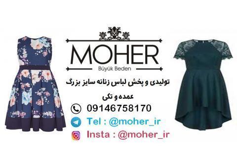تولید و پخش لباس زنانه سایز بزرگ