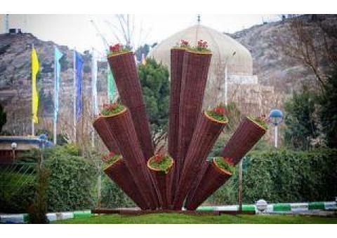 گلدان مناسب یرای فضای شهر جهت زیبا سازی