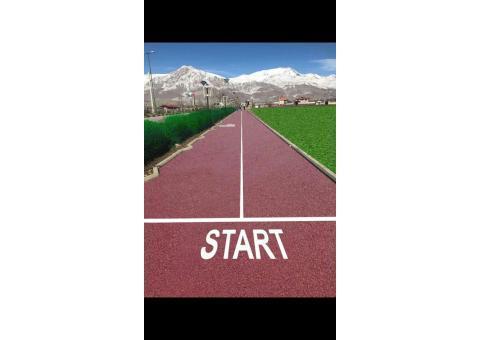 کفپوش لاستیکی یکپارچه پارکی و ورزشی با بالاترین