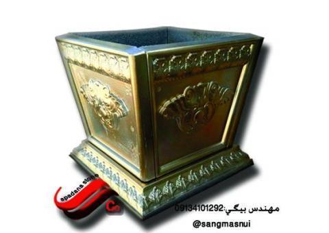 قالب گلدان بتنی و جداول و مبلمان شهری