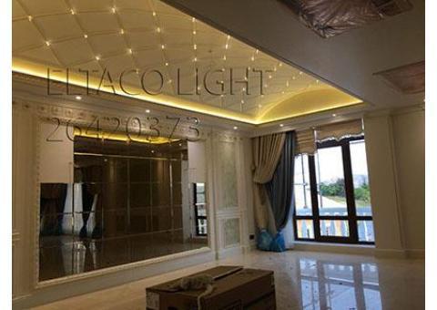 نورپردازی  و فیبر نوری و کریستال