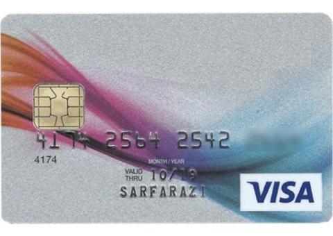 صدور و ارائه مسترکارت و ویزا کارت در ایران