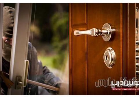 درب ضد سرقت چوبین درب