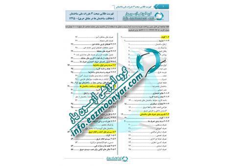 پکیج فهرست ویژه مباحث آزمون معماران تجربی