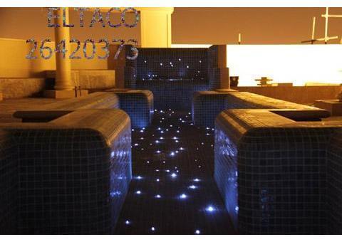 نورپردازی کف استخر