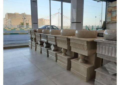 روشویی سنگی طبیعی فروشگاه قائمی ( مایاکو)