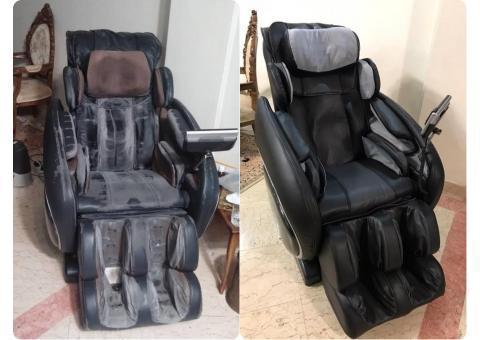 تعویض روکش صندلی ماساژور