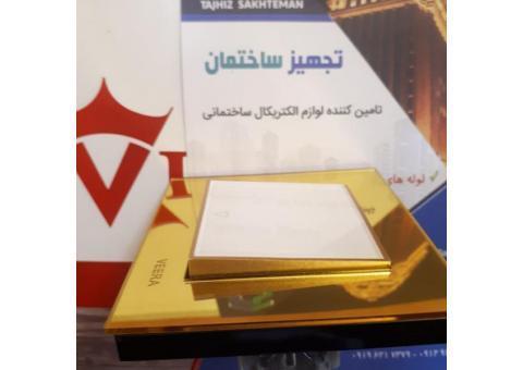 فروش ویژه کلید و پریز ویرا مدل امگا طلایی
