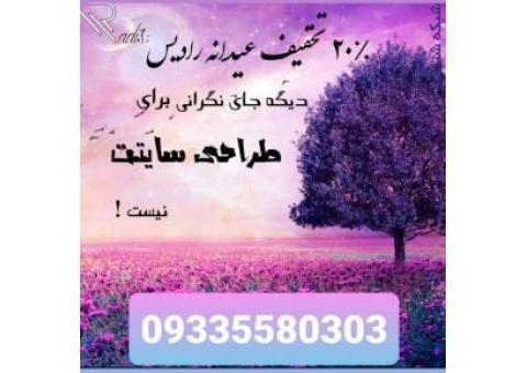 تخفیف عیدانه طراحی سایت رادیس افزار