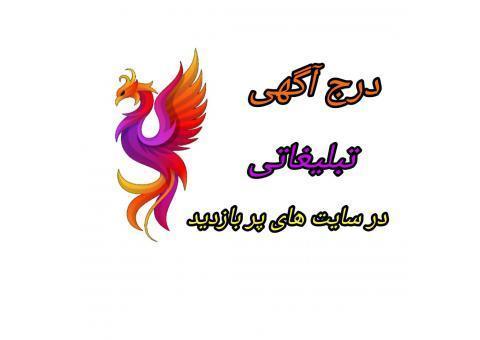 درج انواع آگهی تبلیغاتی در 100سایت پر بازدید