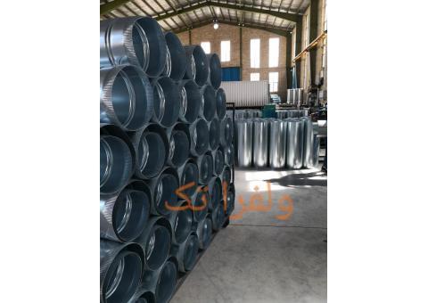 کانال گرد درزجوش گالوانیزه