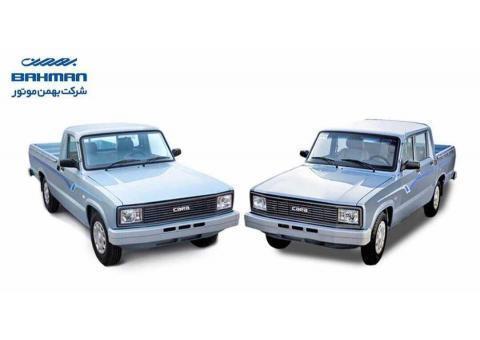 فروش اقساطی وانت های کارا تک کابین و دو کابین