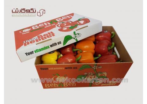 تلید تخصصی کارتن میوه صادراتی