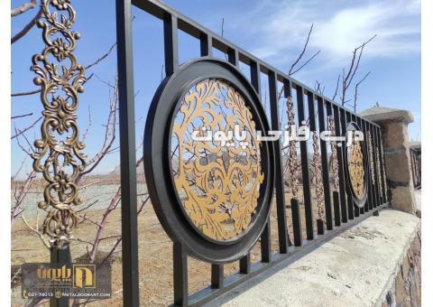 حفاظ و درب فلزی لوکس پایون مدل سیمرغ