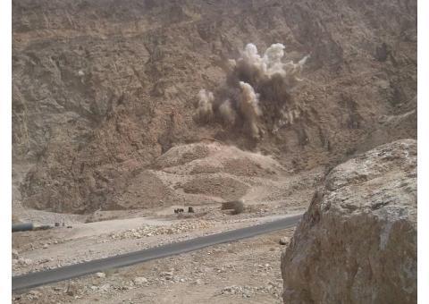 حفاری و انفجار دریل واگن راسل