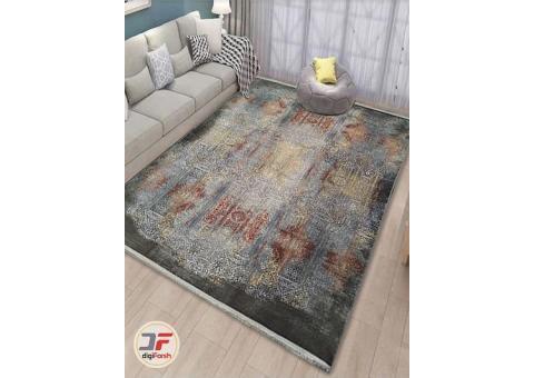 فرش زمینه طوسی، فرش ماشینی