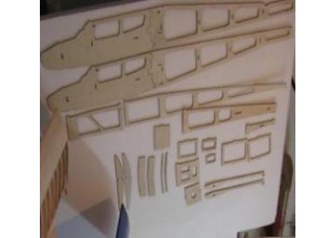 چوب برش خورده هواپیمای مدل ایگل