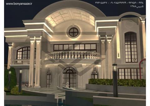 طراحی و نور پردازی تخصصی نما در مشهد