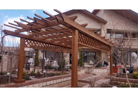 نصب چوب نما و بازسازی و ترمیم رنگ نمای چوبی