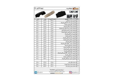 مرکز پخش تمامی نمد های خودرویی برند نوید سپهر