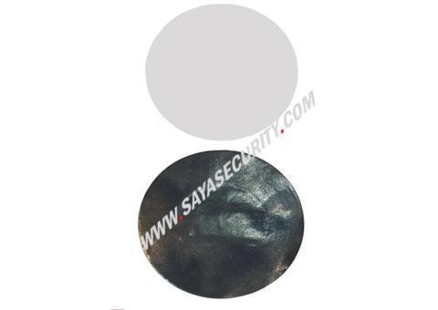 لیبل دزدگیر پشت آبی دایره ای