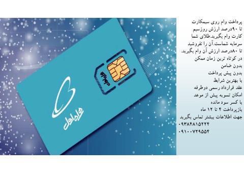 پرداخت وام بر روی سند ملک مسکونی.سیم کارت.خودرو