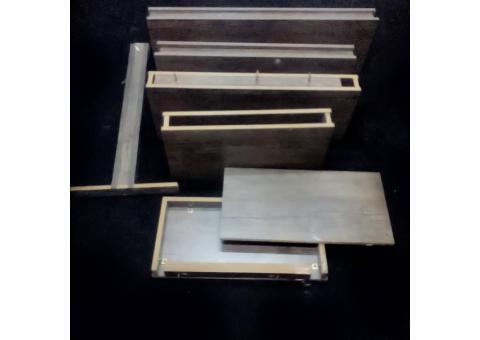 9 عدد قفسه یا شلف دیواری از جنس   ام دی اف 16م