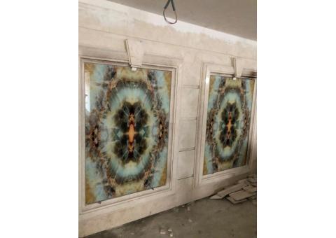 اسلب، اسلب سنگ، معرق، مرمرنورگذر