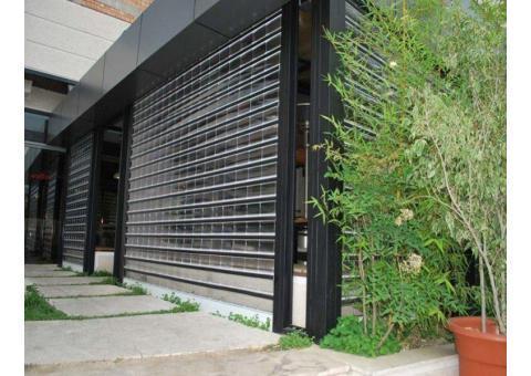 کرکره شفاف شیشه ای