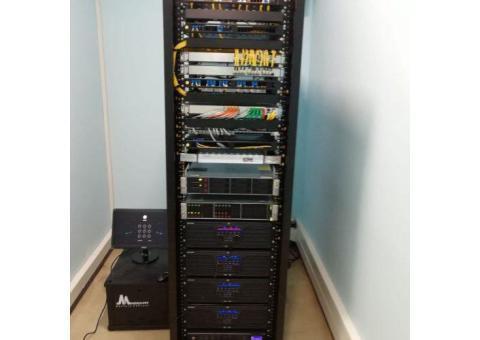 انجام پروژه کابل کشی شبکه و نصب دوربین مدار