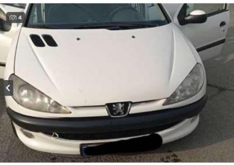 فروش پژو ۲۰۶ هاچ بک سفید رنگ TU3 چهار سیلندر مدل ۹۱