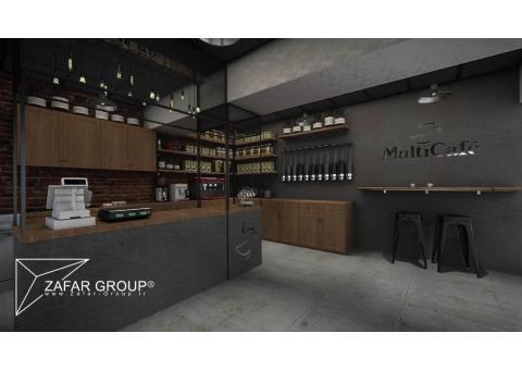 طراحی دکوراسیون کافی شاپ