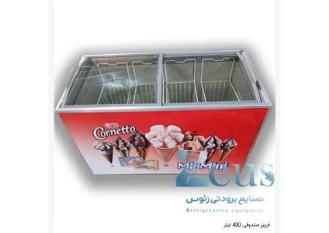 فریزر صندوقی صنایع برودتی زئوس