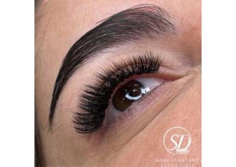 آموزش اکستنشن مژه مگا والیوم