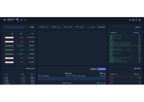 طراحی سایت صرافی ارز دیجیتال