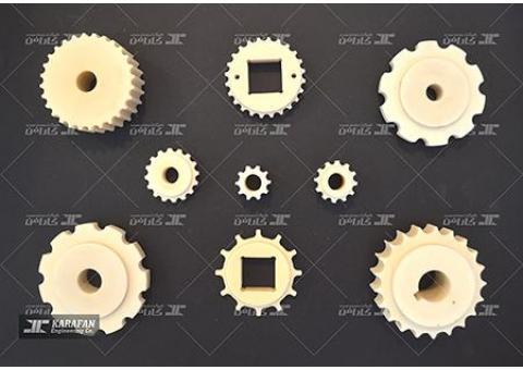تولید چرخ زنجیرها و چرخ دنده های پلیمری
