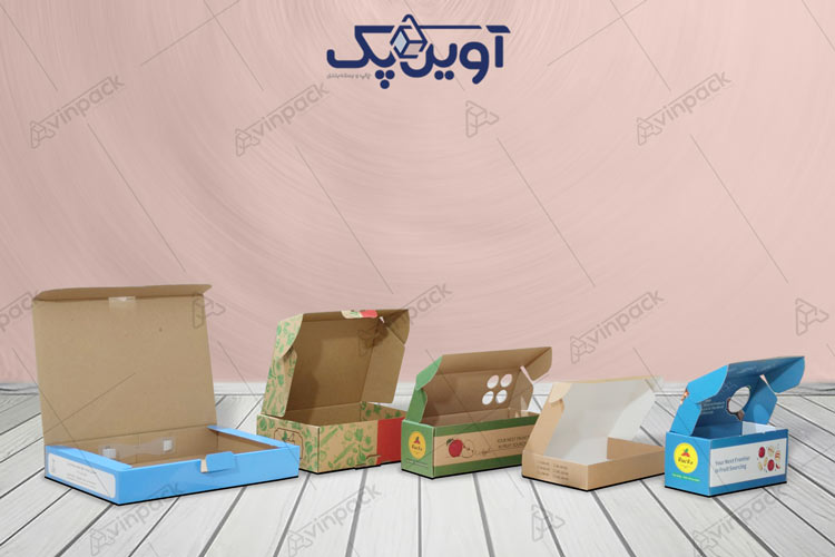 کارتن سازی آوین پک | تولید جعبه و کارتن مقوایی