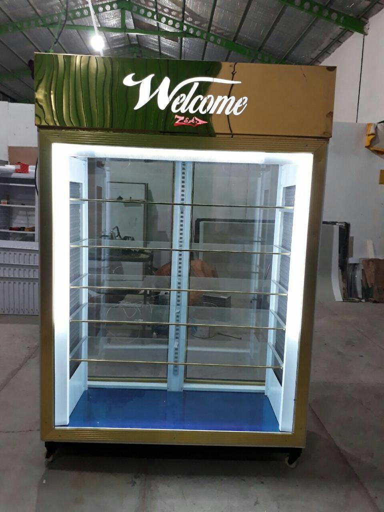 یخچال دودرب  :پخچال البرزبرودت:یخچال دوطرف نما