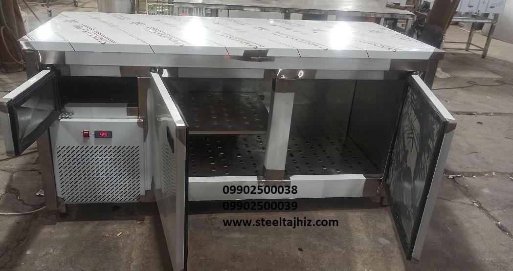 فروش یخچال صنعتی 190 سانتی رویه میز کاری
