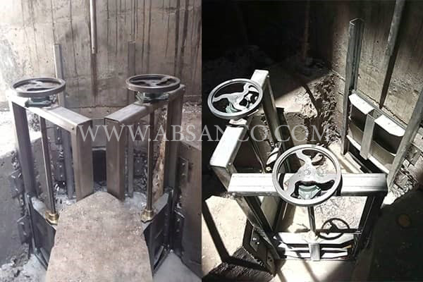 دریچه آب بند آبسان سازه آپادانا